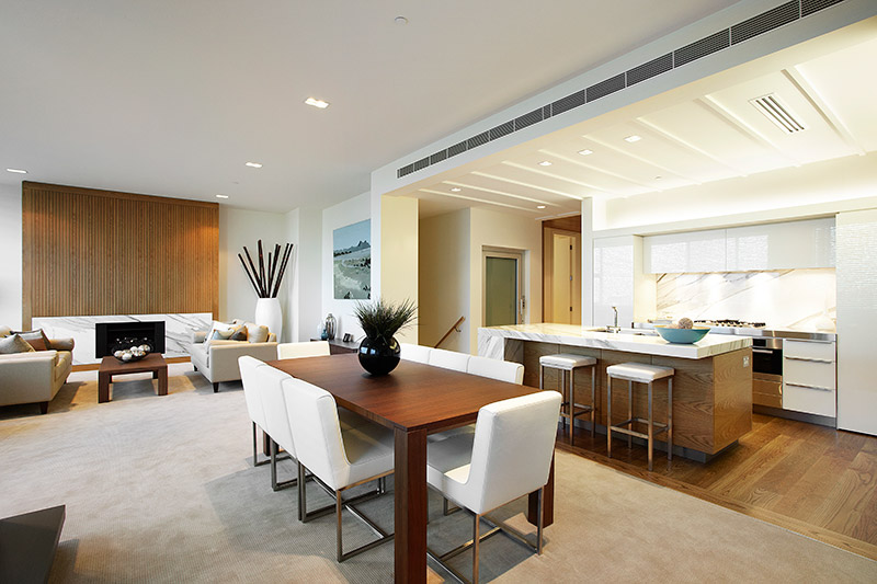 Open plan east melbourne apartment