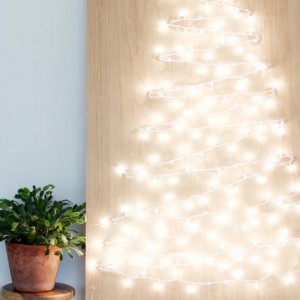 decorating for christmas with fairy lights