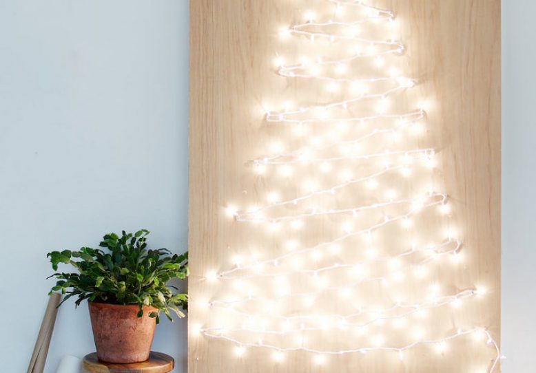 decorating for christmas with fairy lights