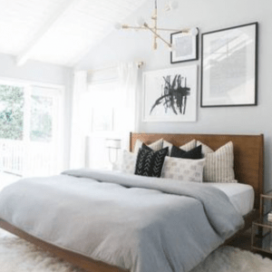 a fluffy bed to make your home cozy for winter