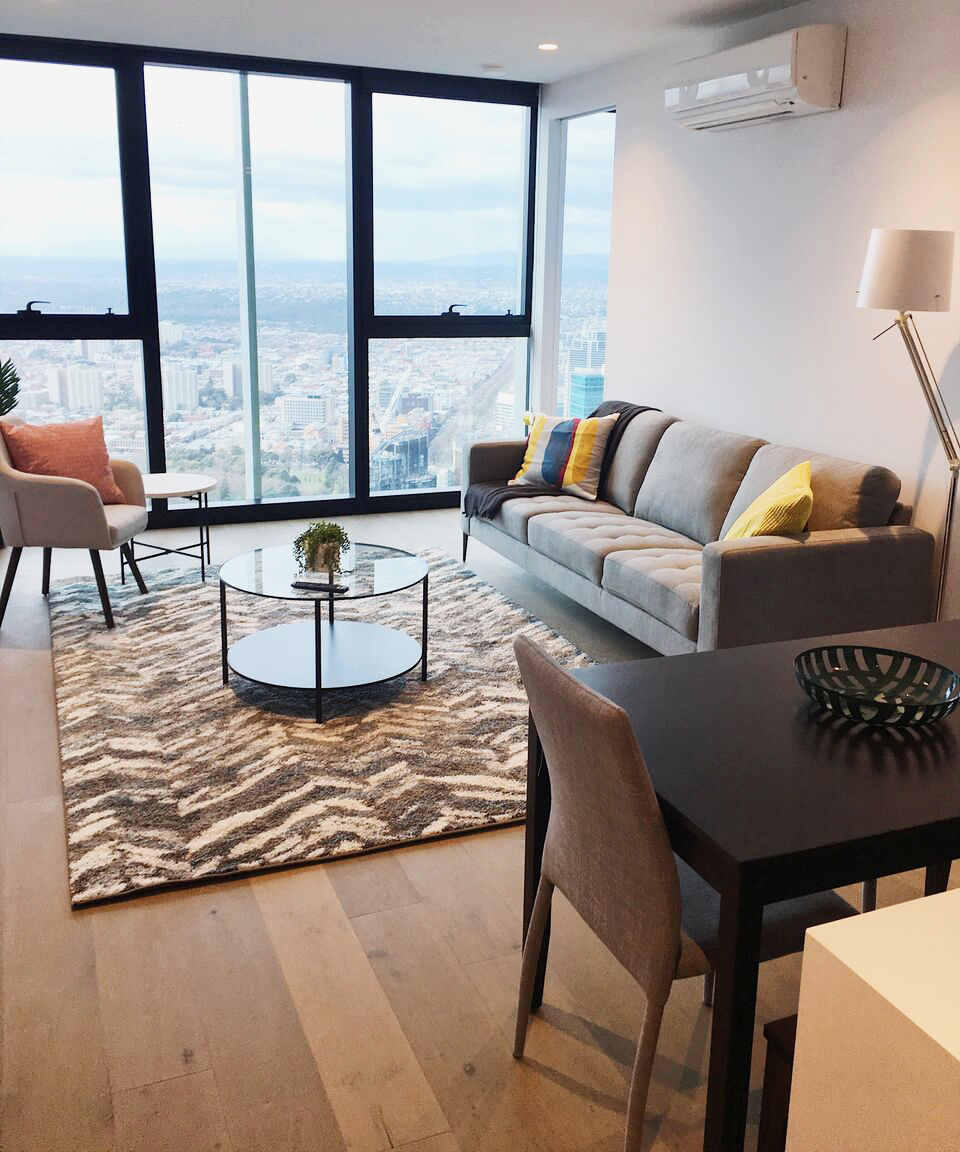 Melbourne CBD Airbnb - decorating on a budget