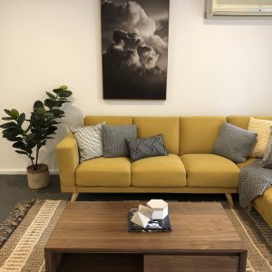 Contemporary Living Room - Property Styling Melbourne - Leeder Interiors