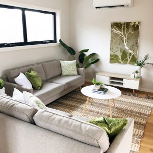 Contemporary living room - Melbourne Property Stylist - Leeder Interiors