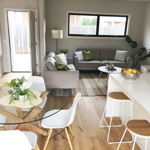Contemporary styled space - Melbourne Home Staging - Leeder Interiors