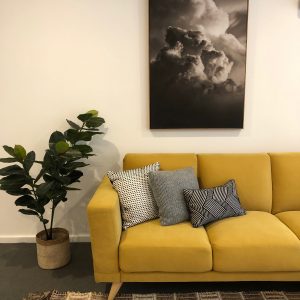 Colourful Living Room - Colourful Interior Design - Leeder Interiors