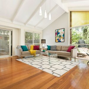 Mid century living room - Melbourne Property Stylist - Leeder Interiors