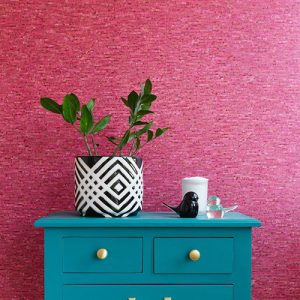 Pink Study - Eclectic Interior Design - Leeder Interiors