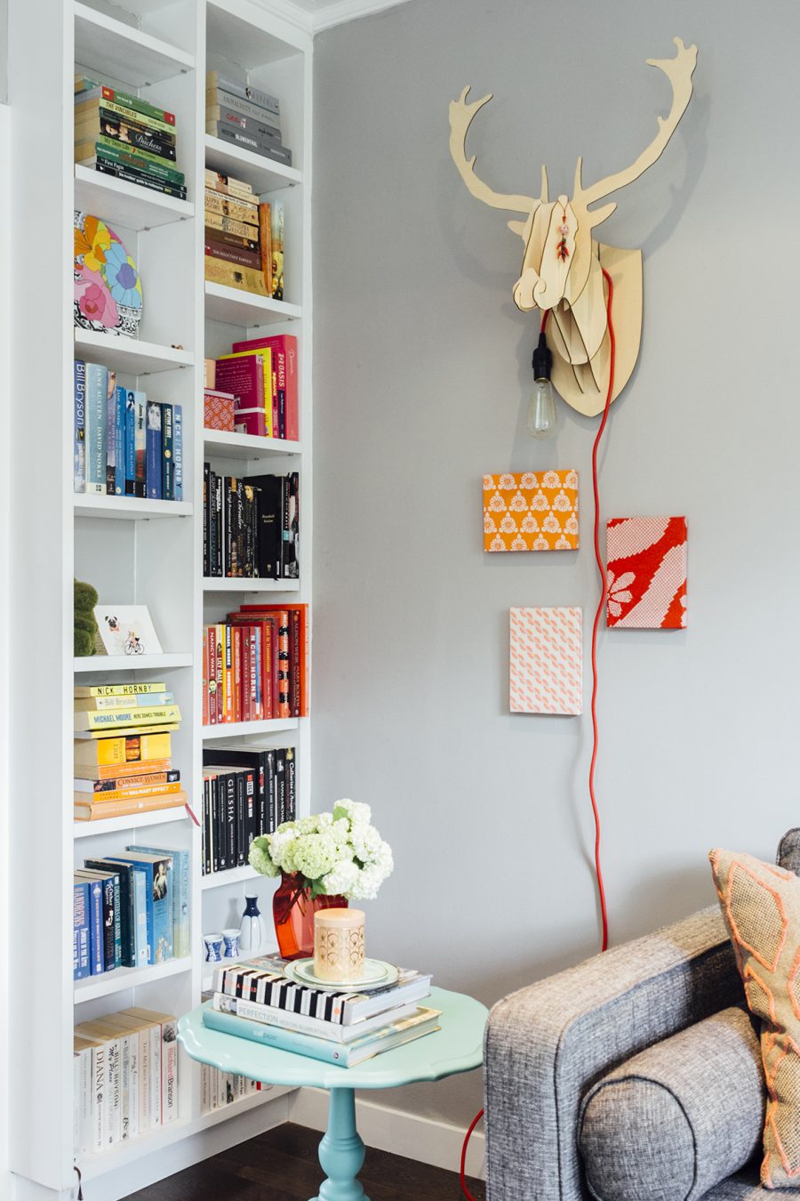 How to style a bookshelf... - Leeder Interiors How to style a bookshelf...